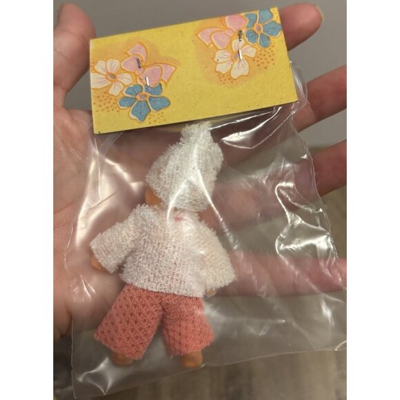 Vintage VEB Puppenfabrik Konigsee GDR 3" Miniature Rubber New In Package - Picture 3 of 5